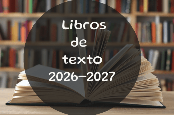 Listado de libros de texto para el curso 2027-2027.